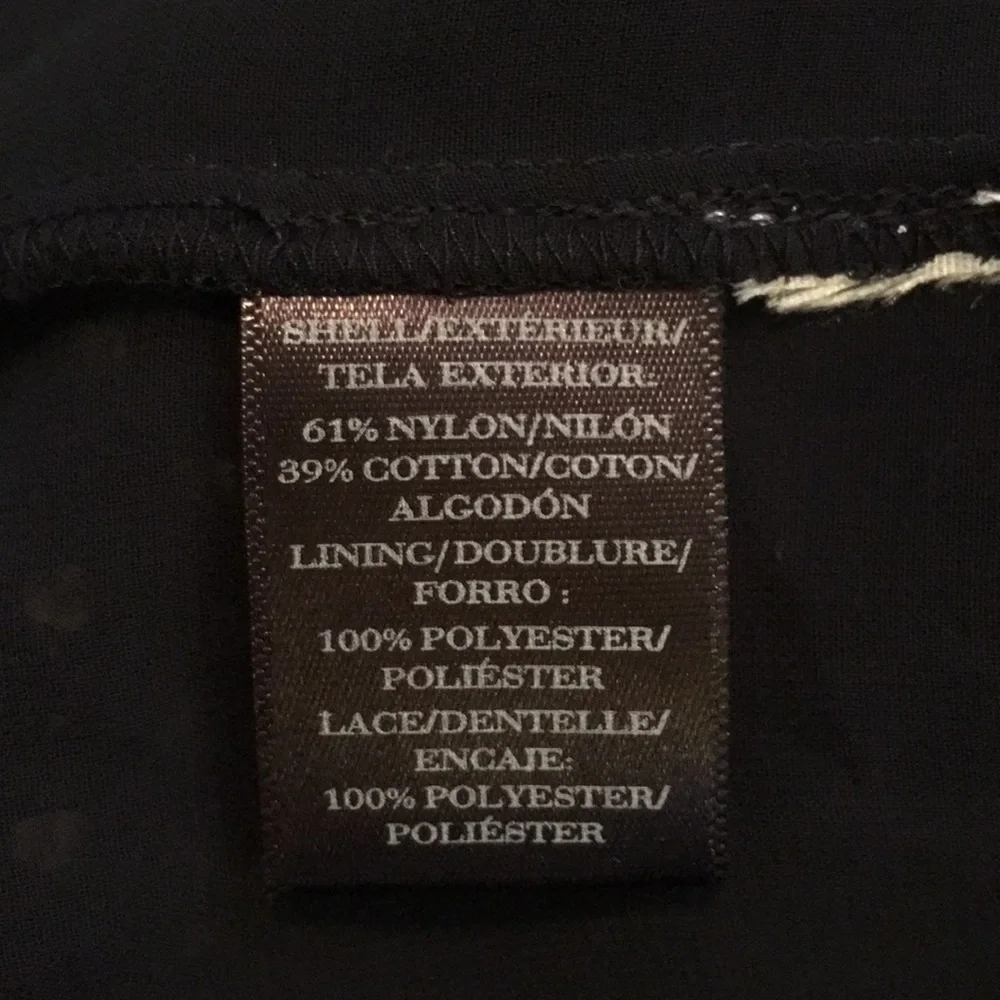 ANN TAYLOR | Mixed Lace Shell / Lace Top - Picture 9 of 10